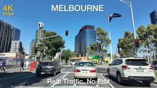 Driving in Melbourne City Virtual Tour March 2024