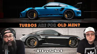 Porsche GT3 vs Turbo S. Are 911 Turbos for old men?