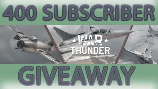 War Thunder Giveaway! We Changed The Rules At The Last Minute! #warthunder #giveaway #airsace