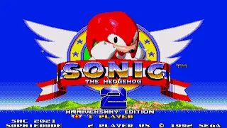 Sonic The Hedgehog 2: Anniversary Edition (V2) (Update) ✪ Easy & Hard Playthrough (1080p/60fps)