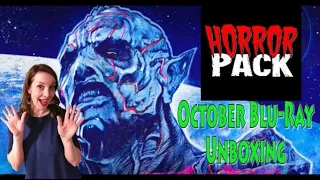 Horror Pack Blu ray October 2021 unboxing
