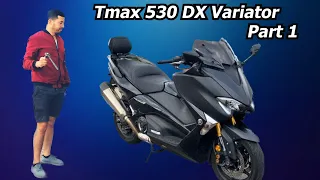 شوفو شحال من حاجة بدلت في هذ ( Tmax 530 DX Variator  ( Part One  ( الجزء الأول)