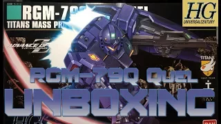 Unboxing: Gundam RGM-79Q GM Quell (HGUC) [1/144]