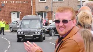 JACK CHARLTON FUNERAL CORTEGE IN ASHINGTON