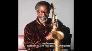 Joe Henderson masterclass at North Texas State University (1985)