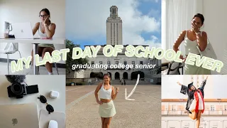 COLLEGE DAY IN MY LIFE (last one ever??) | The University of Texas at Austin