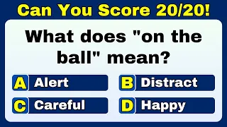 20 Questions to Test Your English Skills. #challenge 01