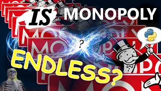 What's the probability of an endless Monopoly game? (simulating 1.000.000 games in Python)