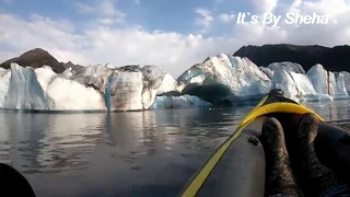 Волна от отколовшегося куска ледника накрыла каякеров на Аляске — видео...