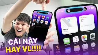 NGHỊCH THỬ “DYNAMIC ISLAND” TRÊN iPHONE 14 PRO MAX: THÚ VỊ PHẾT:))