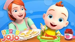 Breakfast Time +More | Yummy Song | Super JoJo - Nursery Rhymes | Playtime with Friends