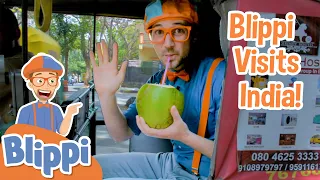 Blippi Visits India & Rides A Rickshaw! | Learn About Vehicles | Educational Videos For Toddlers