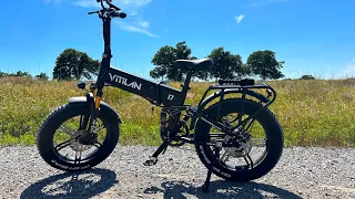 The Vitilan i7 Pro is the FASTEST E-bike I have Tested + Foldable!