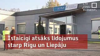 Īslaicīgi atsāks lidojumus starp Rīgu un Liepāju