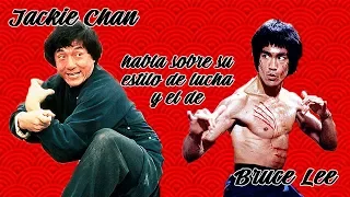 Jackie Chan habla sobre su estilo de lucha y el de Bruce Lee