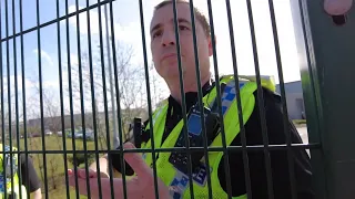 SERGEANT 1913 GET'S SHUT DOWN AUDITING YORKSHIRE STYLE-NORMANTON POLICE STATION!!!!