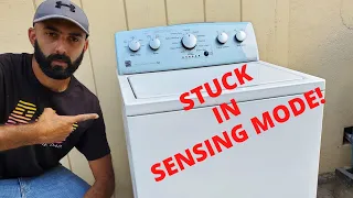 Fixing A Kenmore/Whirlpool HE Washing Machine Stuck In Sensing Mode!