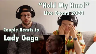 Couple Reacts to Lady Gaga "Hold My Hand" Live Oscars 2023