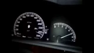 Mercedes-Benz S 500 L 4Matic AMG 260 km/h Czech autobahn (Автомагистраль)