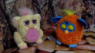 2005 Furby Baby With 2012 Orangutang Furby