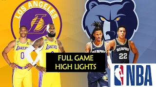 Los Angeles Lakers vs Memphis Grizzlies Full Game Highlights | Jan 20 | 2022-2023 NBA Season