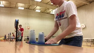 sport stacking - evan wood first 5,4, and fastest day overall