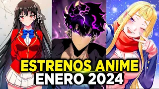 ⚡ ESTRENOS ANIME INVIERNO (ENERO) 2024 | FECHAS DE ESTRENO