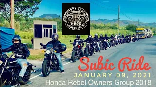 Honda Rebel Owners Group Subic Ride Vlog#47 #HROG #marinoriderph #hondarebel500 #subicride #epicride