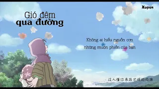 [Vietsub + Lyric] Gió đêm qua đường - Hải Lai A Mộc | 过路的晚风 - 海来阿木