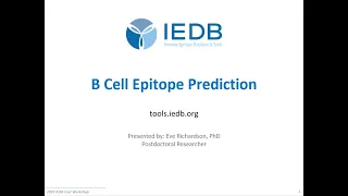 2023 User Workshop – 2.5 – B Cell Epitope Prediction