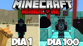 SOBREVIVÍ 100 Días en un DESIERTO INFINITO en Minecraft HARDCORE 1.20