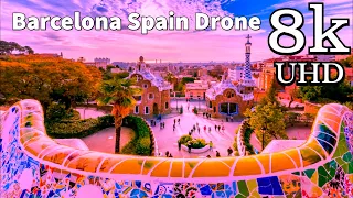 Barcelona in 8K | Barcelona Spain in 8K UHD Drone