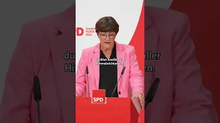 Saskia Esken zum Rechtsruck: Nie wieder!