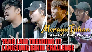 Challenge Merayu Tuhan - Tri Suaka Ft. Dodhy Kangen (Live Ngamen) with Adlani, Nando, Astroni