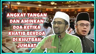 Hukum menadah tangan ketika khatib berdoa di khutbah jumaat || Dato Dr Maza || Prof Madya Dr Rozaimi