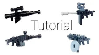 How to make weapons for LEGO minifigures |Tutorial IX