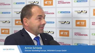 SPS IPC Drives 2018 - Armin Schlenk, YASKAWA Europe GmbH