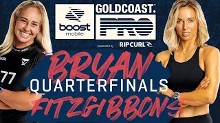 Gabriela Bryan vs Sally Fitzgibbons | Boost Mobile Gold Coast Pro - Quarterfinals Heat Replay