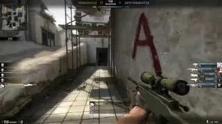 5vs1 ACE AWP CS:GO @ DUST 2