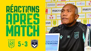 FC Nantes - Girondins de Bordeaux : la réaction d'Antoine Kombouaré