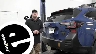 etrailer | Curt T-Connector Vehicle Wiring Harness Installation - 2023 Subaru Outback Wagon