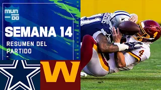 Dallas Cowboys vs Washington Football Team | Semana 13 2021 NFL Game Highlights