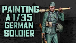 Painting a 1/35 WW2 German Soldier | Scale 75 Landser