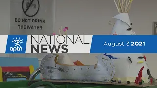 APTN National News August 3, 2021 – Clean water settlement, Manitoba premier apologizes for comments