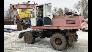 ⚠️СДАЛИ в металл ЖИВОЙ ЭКСКАВАТОР🚜Выкупаю и делаю ОБЗОР🚗ПЛЮЩИМ ковшом а/м«МОСКВИЧ»👍