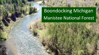 Boondocking Michigan:  Manistee National Forest