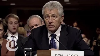 Chuck Hagel Spars With John McCain Over Iraq 'Surge' at Hearing | The New York Times