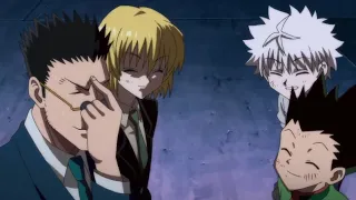 Gon, Killua, Kurapika and Leorio moments English dub Hunter x Hunter movie The Last Mission