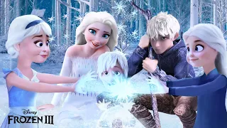 Jelsa Speedpaint - Elsa and Jack frost children has magic! | Frozen 3 | Jelsa happy ever after