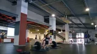 Snatch 75kg. SLOWMOTION